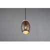 Reality Leuchten Bidar R31571080 Pendant Light Metal Black Matte /