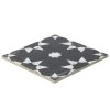Industry Tile 8x8 Black and White Distressed Groove Porcelain Tile