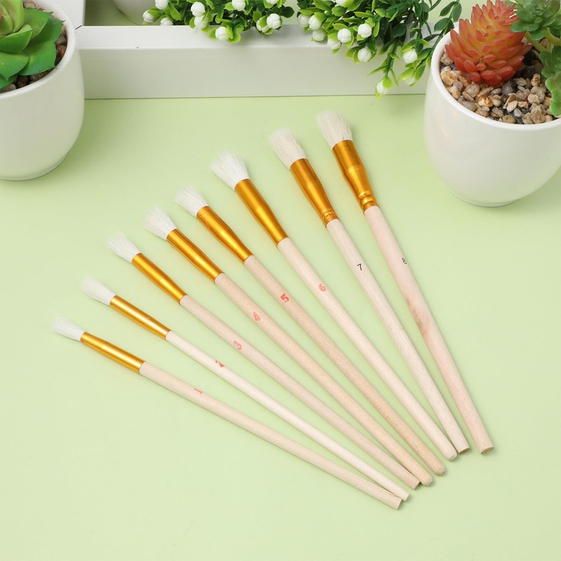 Pollination Brush Set 8 Pcs Vegetable Pollination Brush Pollination Tools