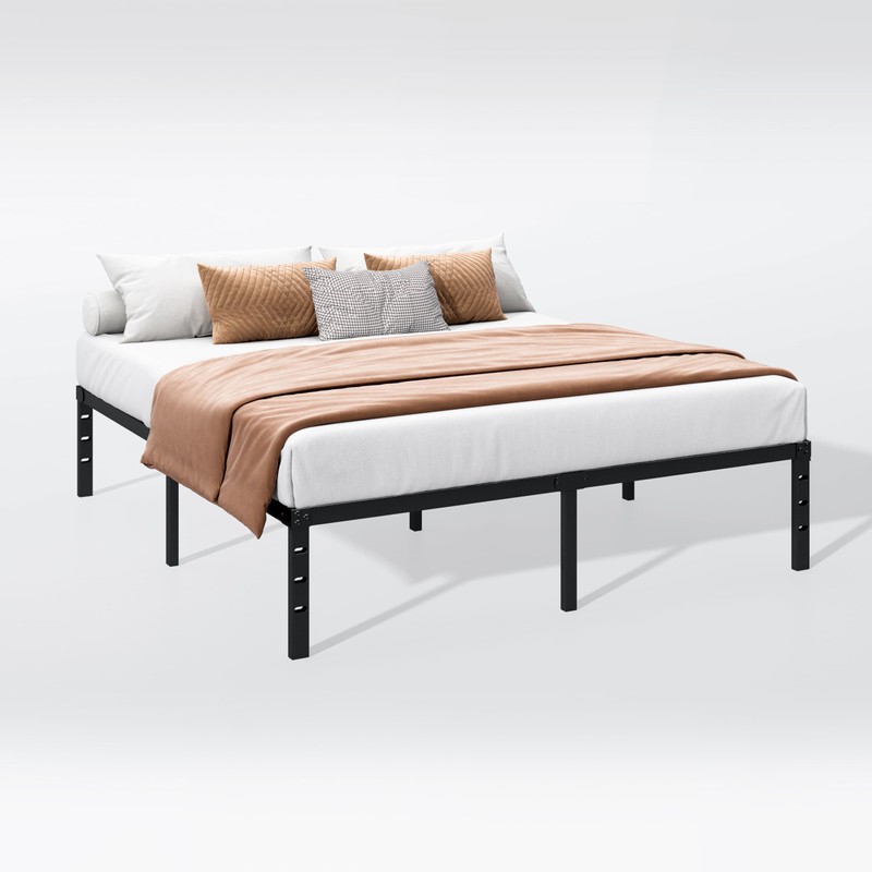 Hafenpo 16 Inch Full Bed Frame - Sturdy Metal Platform