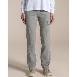 Craghoppers NosiLife RIF - Pantaloni Cargo Elasticizzati da Donna, Anti-Insetti, Protezione Solare