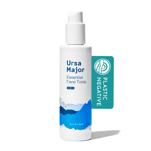 Ursa Major Essential Face Tonic with Spray Cap | 4-in-1 Natural Toner to Cleanse, Exfoliate, Soothe and Hydrate | 6.7 Ounces