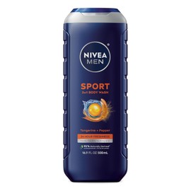 Nivea for Men Sport 3-in-1 Body Wash, 16.9 Fluid Ounce(2 pack)