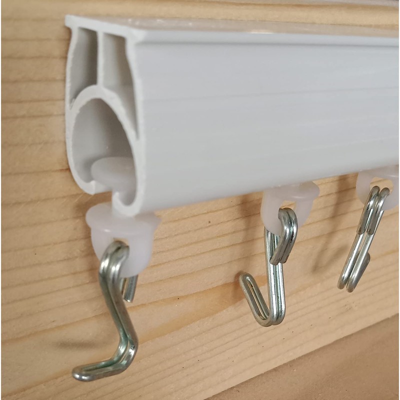 Curtain Carriers Glide ZZLZX 12 Sets Button Carrier Sliders with