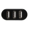 Sanpyl Hub Adaptador USB, Delgado 3 Puertos USB 2.0 Mini