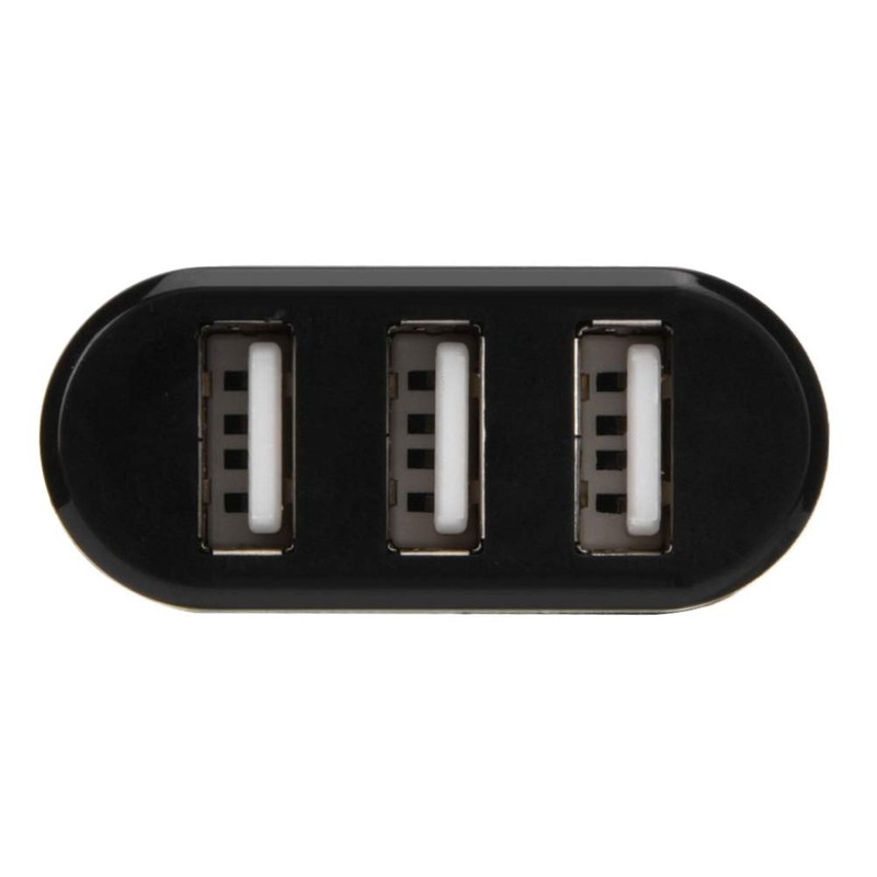 Sanpyl Hub Adaptador USB, Delgado 3 Puertos USB 2.0 Mini