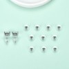 Earring Backs for Droopy Ears, DCRSLB 12PCS Dics Plastic Earring