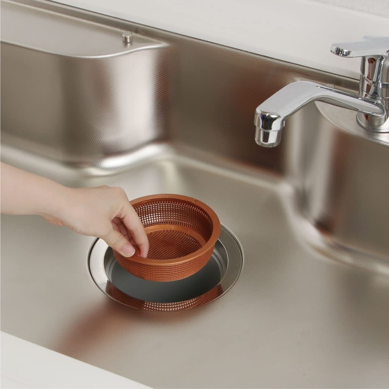【Antibacterial Copper Ion】 Belca Made in Japan Drain Strainer with