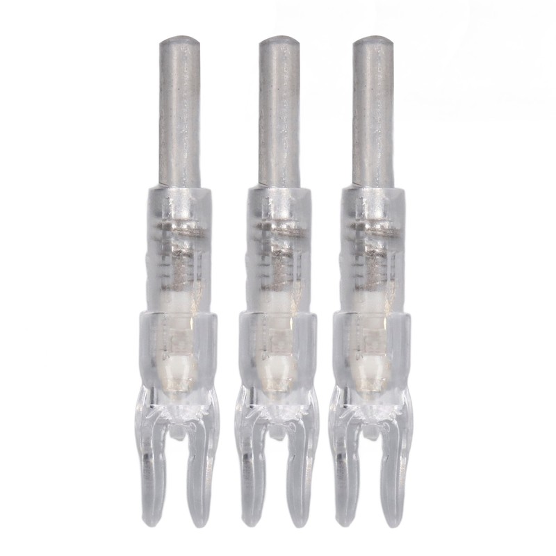 3PCS Lighted Nocks for Arrows Automatic Lighting 6.2mm Internal Diameter