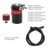 Car Oil Catch Can Internal Baffle Dual Chamber Filter Aluminium