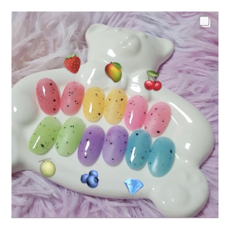 Jam series Strawberry Jam Nail - Coffin Egg / Jam