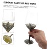 GRIRIW Transparent Wine Goblet Elegant Drinking Cup for Home Restaurant