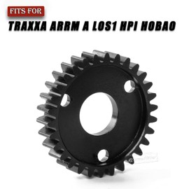 RcarmubWow RC M1 35T 36T 37T 38T 39T Spur Gear Set Upgrades Part for TRAXXA ARRM A LOS1 HPI HOBAO,#45 Steel MOD 1 35T 36T 37T 38T 39T Gear Set,5PCS