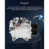 Replacement AC Compressor 2002-2006 Fit for Honda CR-V 2.4L AC
