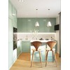 Dimoon Wallpaper78.7"x17.7" Green Peel and Stick Wallpaper Light Green Contact