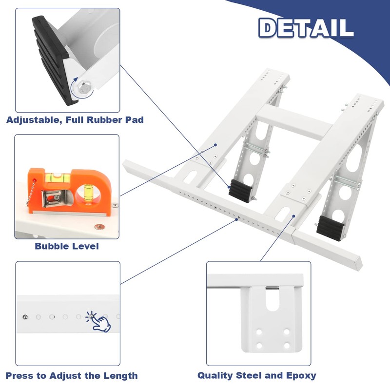 Window Air Conditioner Support Bracket, Universal Ac Window Bracket No
