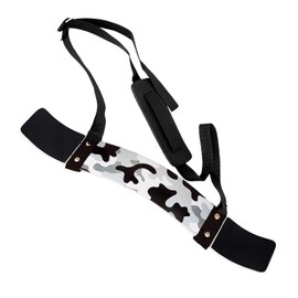 MRX BOXING & FITNESS Arm Blaster for Arm & Bicep Support - Barbells Curls Muscle Builder - Bicep Isolator for Big Arms Bodybuilding & Weight Lifting Support for Strength and Gain Muscle Camo Grey