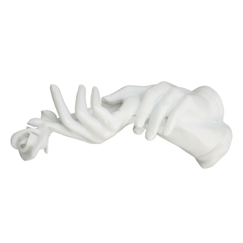 Hand Display Stand White Resin Smoothing Elegant Multifunction Jewelry Display