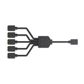 Cooler Master ARGB 1-to-5 Splitter Cable, 3-Pin LED Connector, 58 cm, MFX-AWHN-1NNN5-R1