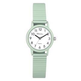 Ravel - Women's Pastel Coloured Fashion Watch on Expander Bracelet (27mm case) - Analogue Quartz - R0237.11.2 - Sage Green