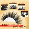 JIMIRE 200D Thick Cluster Lashes 12-24MM Volume D Curl Individual