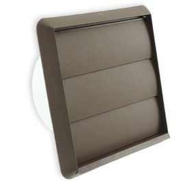 Spares2go Exterior Wall Venting Kit for Cooke & Lewis Cooker Hoods (Brown, 4" / 102mm)