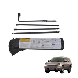 TJHSM Spare Tire Tool Kit Wheel Tire Lug Wrench Repair Tool Replacement for 2001-2014 Silverado Sierra 1500 2500 3500 Tahoe
