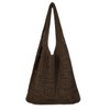 CHANXIUZAI Crochet Tote Bag, Mesh Beach Bag, Women's Knit Summer