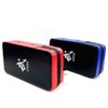 Square Kick Pad for Combat Sports Sparring Practice Kick Mitt 1P - Red Black
