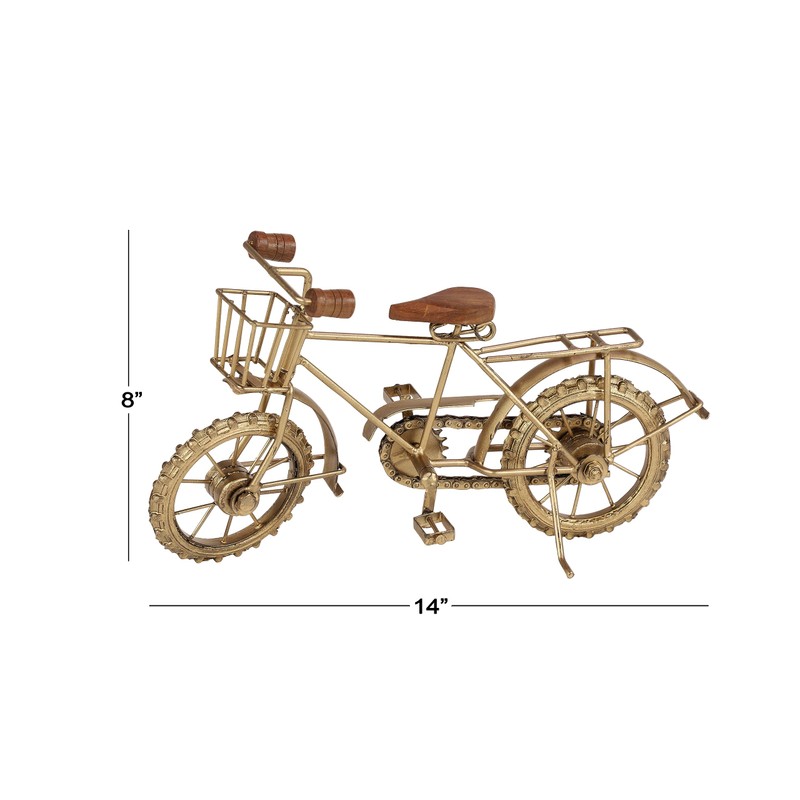 Deco 79 Metal Bike Decorative Sculpture Home Decor Statue, Accent