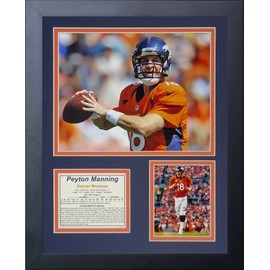 Legends Never Die Peyton Manning Framed Photo Collage, Orange, 11x14-Inch