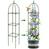 Garden Obelisk Trellis for Climbing Plants, 6FT Rustproof PE Coated