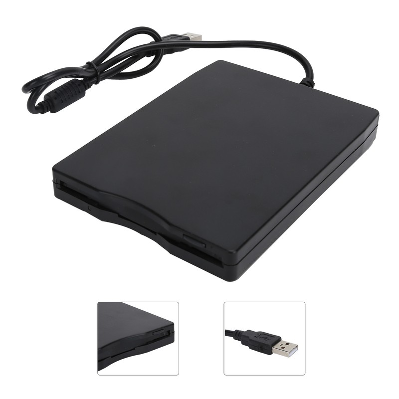 USB Floppy Disk Drive External Portable 1.44MB FDD Universal for