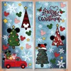 87pcs Christmas Mouse Window Clings Mouse Christmas Decorations Christmas Tree