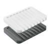 2PCS Soap Dish Holder, Premium Silicone Soap Dishes for Shower