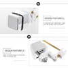 TEHAUX Toilet Flush Lever Handle, Toilet Flush Tank Lever Button