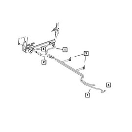 Mopar 5207 9638AB, Auto Trans Oil Cooler Hose