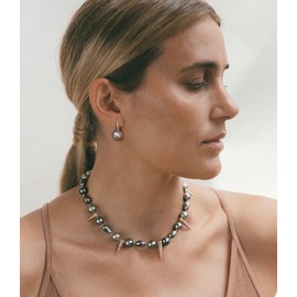 12MM Grey Round Shell Pearl Drop Dangle Earrings Platinum Plated Leverback Hoops for Women Minimalist Simulated Pearl Jewelry