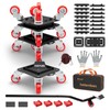 MYUEA Furniture Dolly 5 Wheels Heavy Duty with Removable Side