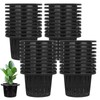 Jucoan 40 Pack 4 Inch Net Pots, Garden Slotted Mesh