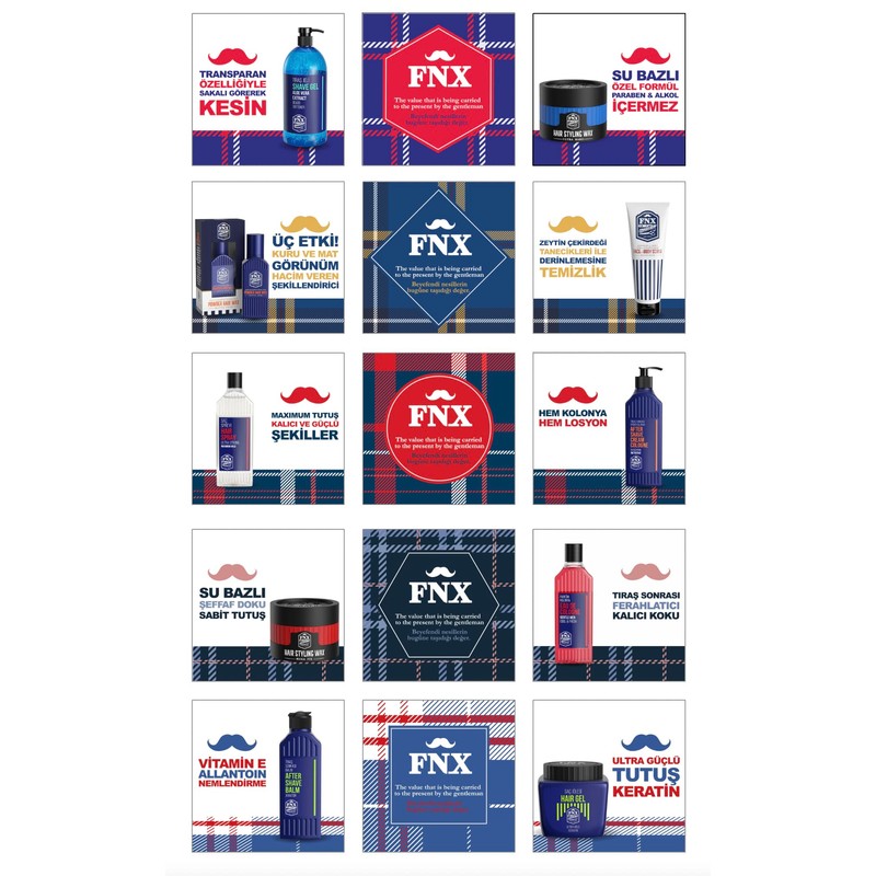 FNX BARBER Ultra Hold Hair Wax Mastic 150 ML