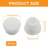 Murtenze 20PCS 8mm/0.31 Inch Silicone Hole Plugs Snap in Locking,