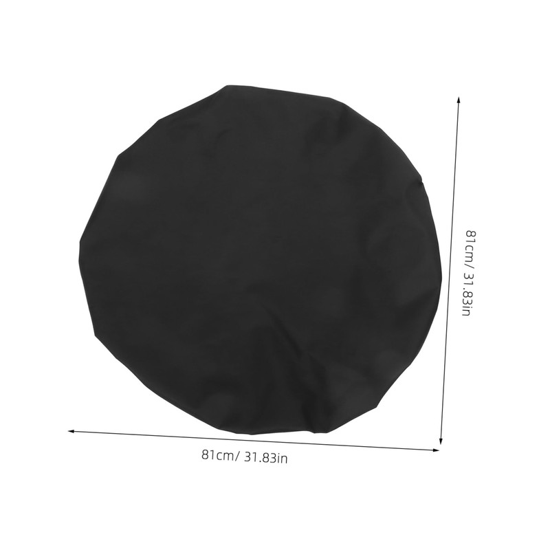 Gatuida Round Heavy Duty Fire Pit Cover Fireproof Oxford Cloth