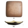 atelierCODEL Leather Tray, Trinket Box, Artistic Curve Artisan Shapes from