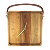 FTWDesign Wooden Watch with Faux Leather Strap and 22 cm