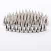 100pcs Screw Back Bullet Stud Spike Belt Bag Leather Craft