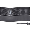 LIZRROT Wireless Ergonomic Keyboard, Split Keyboard with Wrist Rest and