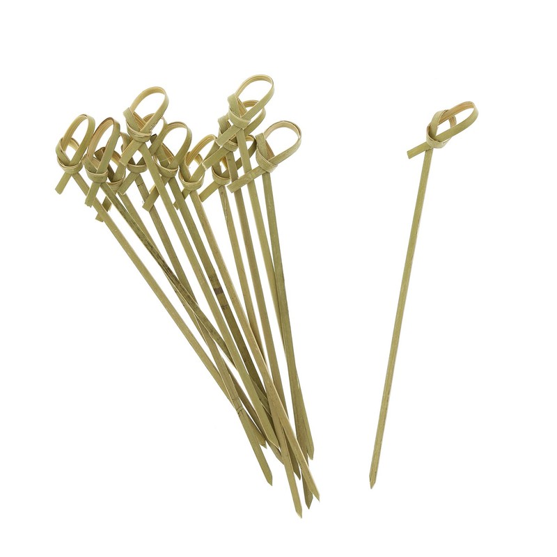 Royal PJP 209BBBCL120 R805 Cocktail-Picks, Bamboo, Brown