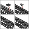 6PCS MLOC Wire Management Cable Management for MLOC,Light Picatinny Pressure