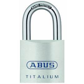ABUS 80TI/50 KD Titalium Aluminum Alloy Padlock Keyed Different